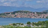 Номера с ванной, парковка, интернет, терраса с видом на озеро Вилла Охрид студия с видом на озеро, Частный сектор жилья Охрид, Македония
